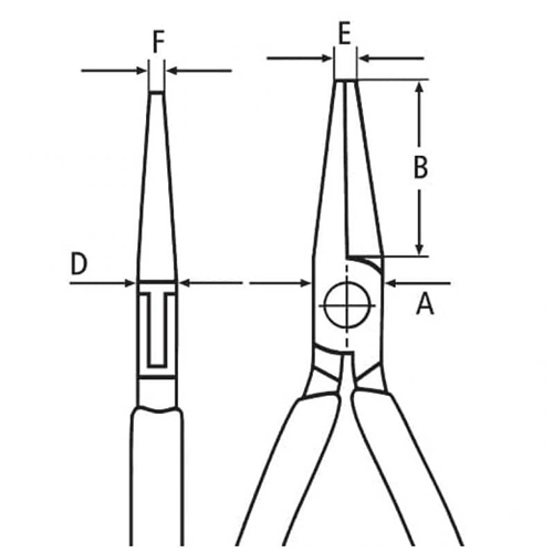 Platbektang Electronica Knipex - TYPE 1 3511-115MM PVC