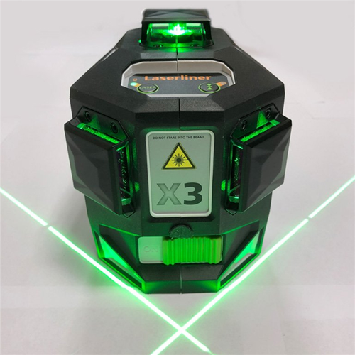 Kruislijnlaser Groen Laserliner - X3-LASER PRO SET 1