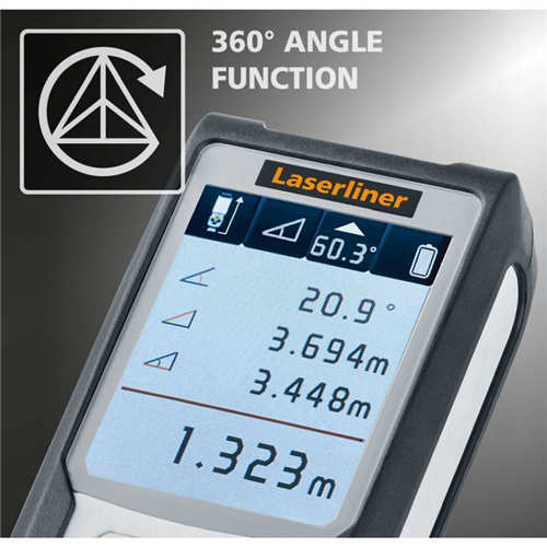 Laserafstandmeter Groen Laserliner - LRM GI7 PRO 70M BT