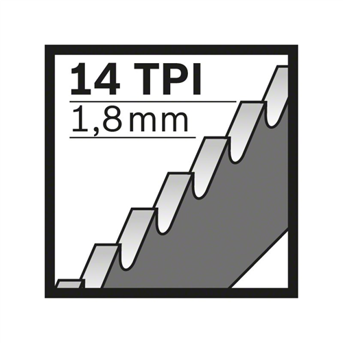 Reciprozaagblad Bosch Flexible For Metal - S1122BF 225X0.90MM SET à 100ST