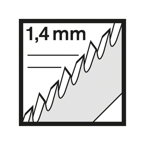 Decoupeerzaagblad Bosch Clean For Wood - T101AO 74MM SET à 5 ST