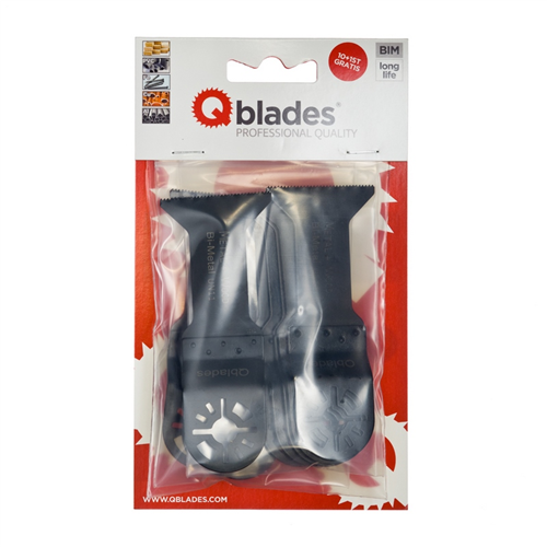 Multizaagblad Bimetaal Qblades Ois - UN11 45X60MM SET à 10+1 ST