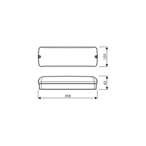 Armatuur Led Opbouw Prolumia - PRO-PORTAL 6W 300/600Lm IP65