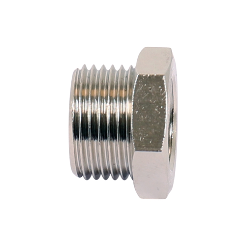 Verloopring Staal Vernikkeld Ironside - 3/8'' BU - 1/4'' BI SET à 2 ST