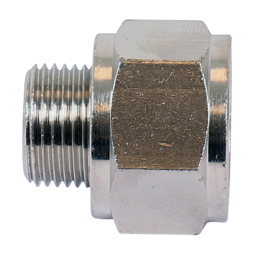 Nippel Staal Vernikkeld Ironside - 1/2''' BI - 3/8'' BU