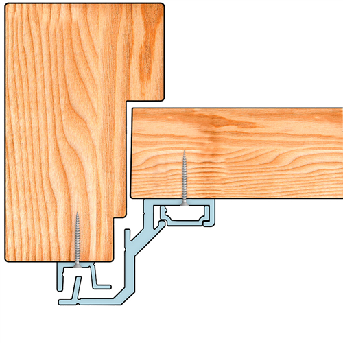 Secustrip Buitendraaiend Aluminium Skg* - STYLE - 2150MM (RAL 7040)