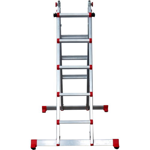 Vouwladder Telescoop Aluminium Kelfort - 4X5 TREDEN - 15.4KG