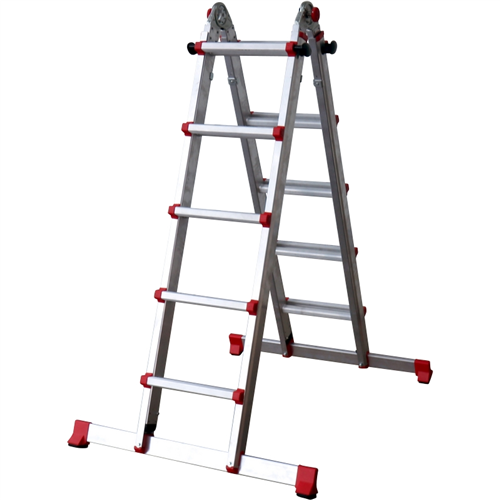 Vouwladder Telescoop Aluminium Kelfort - 4X5 TREDEN - 15.4KG