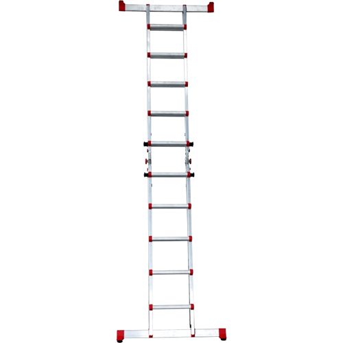 Vouwladder Telescoop Aluminium Kelfort - 4X5 TREDEN - 15.4KG