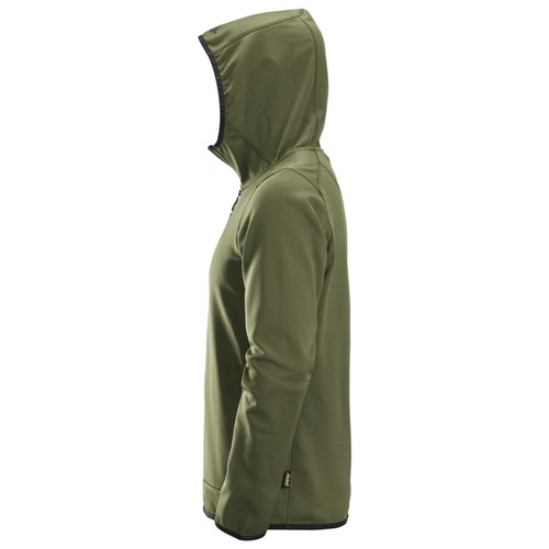 Fleece Hoodie Snickers - 8058 KHAKI GROEN S