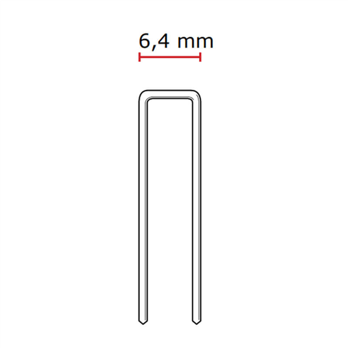 Hechtnieten Gegalvaniseerd Sencote Senco - L 6.4X19.1MM 18GA.