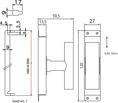 Krukespagnolet Elvz Nemef - 7E/34 KRUIS