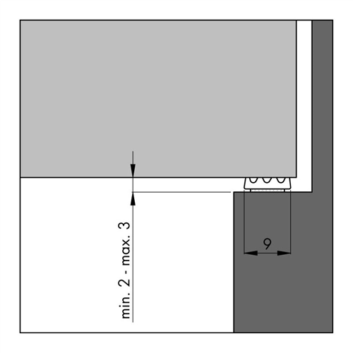 Tochtstrip Epdm Zelfklevend Ellen - SMALL [K] ROL à 7.5M ZWART [DHZ]