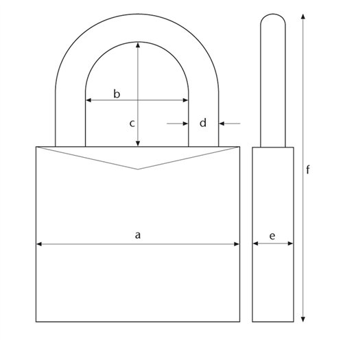 Hangslot Abus - GRANIT 37/60