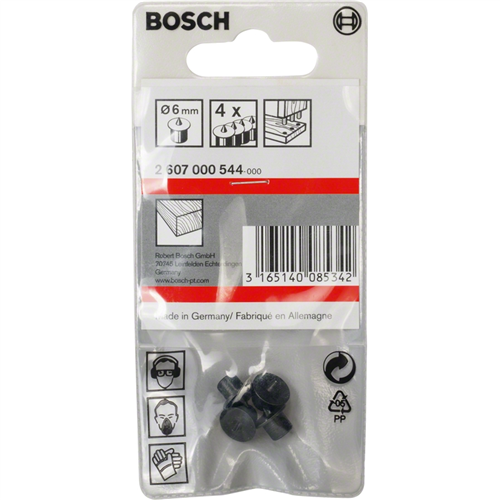 Centerpuntset Bosch -  6MM SET à 4 STUKS