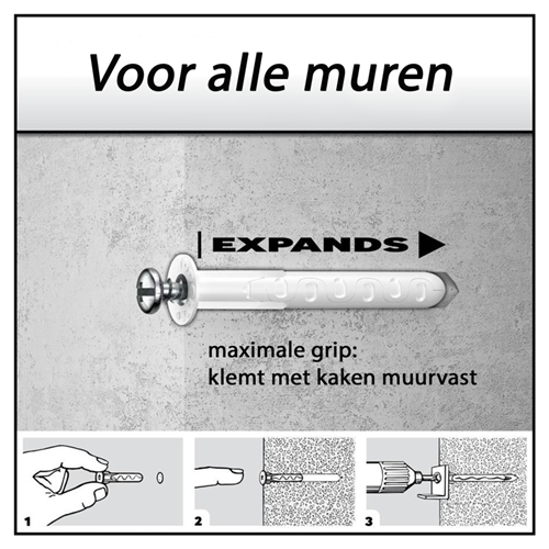 Plug Alligator Zonder Flens Toggler - A6  Ø6MM