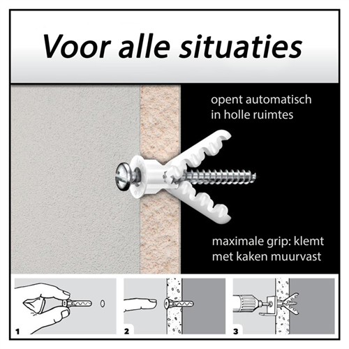 Plug Alligator Universeel Toggler - AF6  Ø6MM