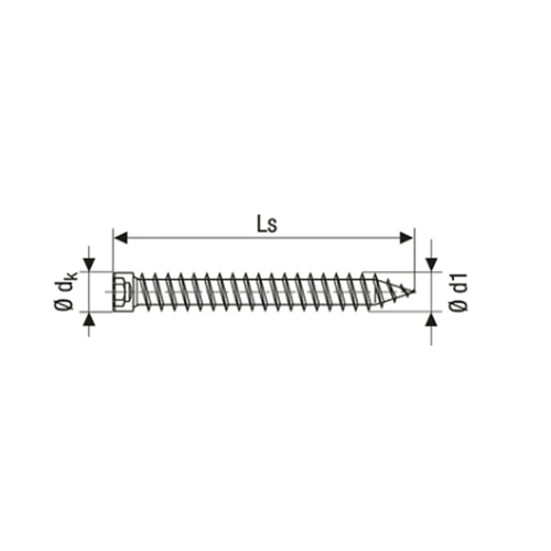 Kozijnschroef Wirox Spax-Ra - 7.5X120MM CK T30