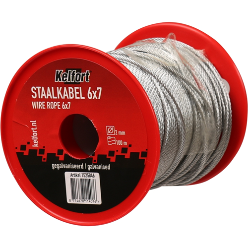 Staalkabel Elvz -  2.0MM 100M