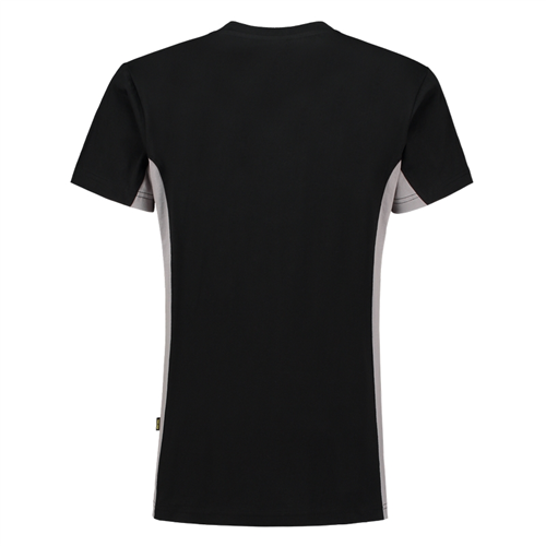 T-Shirt Bicolor Tricorp - 102004 ZWART/GRIJS XS