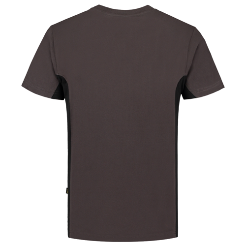 T-Shirt Bicolor Borstzak Tricorp - 102002 DONKERGRIJS/ZWART L