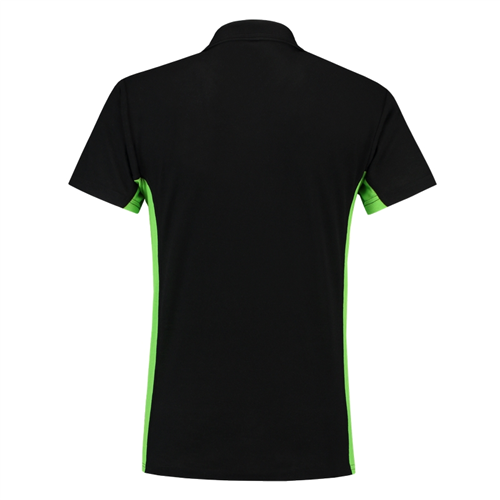 Poloshirt Bicolor Borstzak Tricorp - 202002 ZWART/LIME XL