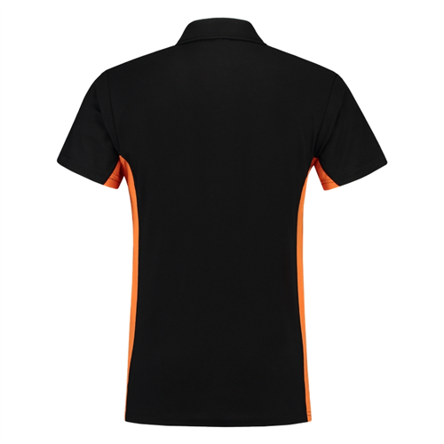 Poloshirt Bicolor Borstzak Tricorp - 202002 ZWART/ORANJE L