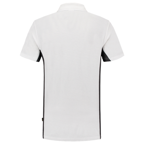 Poloshirt Bicolor Borstzak Tricorp - 202002 WIT/DONKERGRIJS XXL