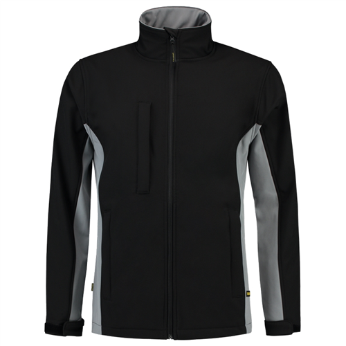 Jack Softshell Bicolor Tricorp - 402002 ZWART/GRIJS XS