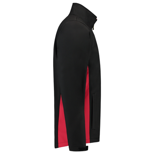 Jack Softshell Bicolor Tricorp - 402002 ZWART/ROOD M