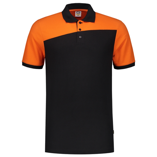 Poloshirt Bicolor Naden Tricorp - 202006 ZWART/ORANJE XXL