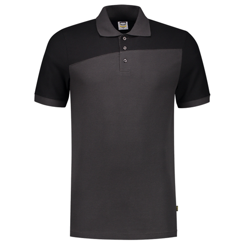 Poloshirt Bicolor Naden Tricorp - 202006 DONKERGRIJS/ZWART M