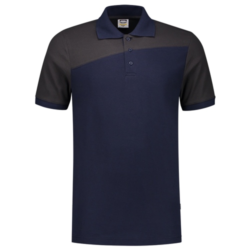 Poloshirt Bicolor Naden Tricorp - 202006 INK/DONKERGRIJS L