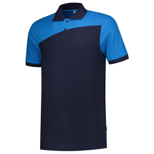 Poloshirt Bicolor Naden Tricorp - 202006 INK/TURQUOISE L