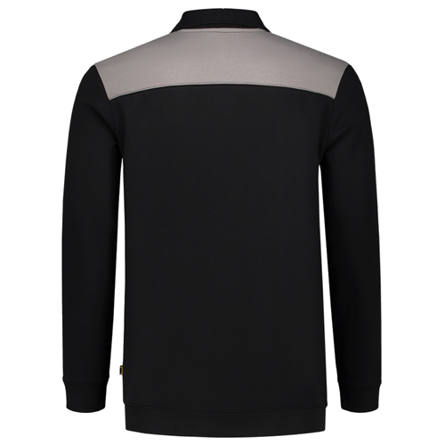 Polosweater Bicolor Naden Tricorp - 302004 ZWART/GRIJS XL