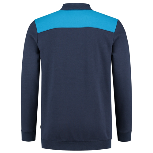 Polosweater Bicolor Naden Tricorp - 302004 INK/TURQUOISE XL