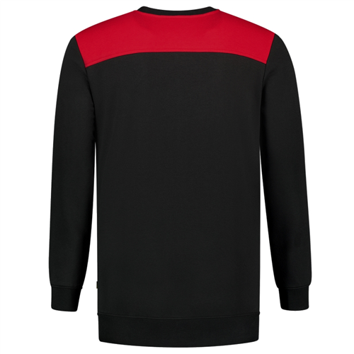 Sweater Bicolor Naden Tricorp - 302013 ZWART/ROOD L