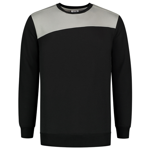 Sweater Bicolor Naden Tricorp - 302013 ZWART/GRIJS M