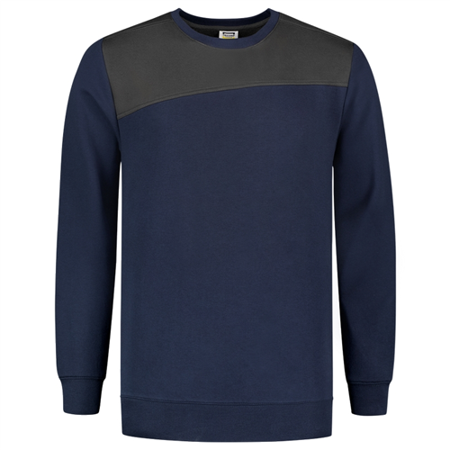 Sweater Bicolor Naden Tricorp - 302013 INK/DONKERGRIJS XXL