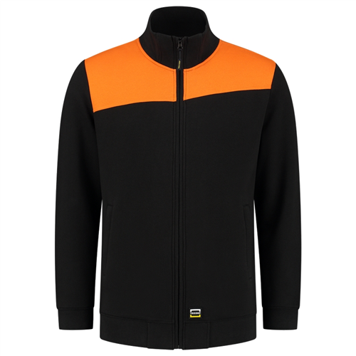 Sweatvest Bicolor Naden Tricorp - 302014 ZWART/ORANJE M