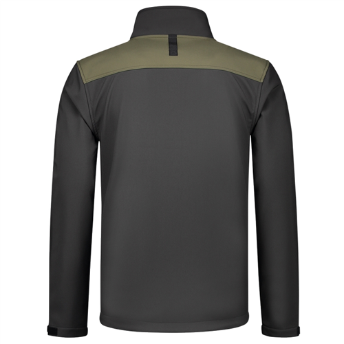 Jack Softshell Bicolor Naden Tricorp - 402021 DONKERGRIJS/ARMY L