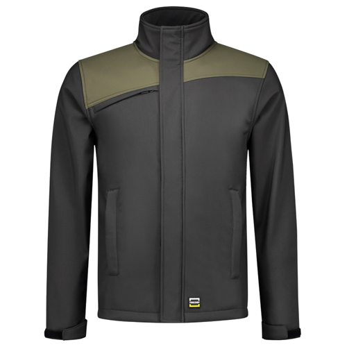 Jack Softshell Bicolor Naden Tricorp - 402021 DONKERGRIJS/ARMY XL