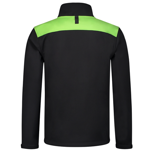 Jack Softshell Bicolor Naden Tricorp - 402021 ZWART/LIME 3XL