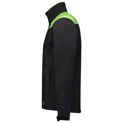 Jack Softshell Bicolor Naden Tricorp - 402021 ZWART/LIME XL