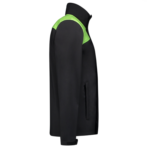 Jack Softshell Bicolor Naden Tricorp - 402021 ZWART/LIME XXL