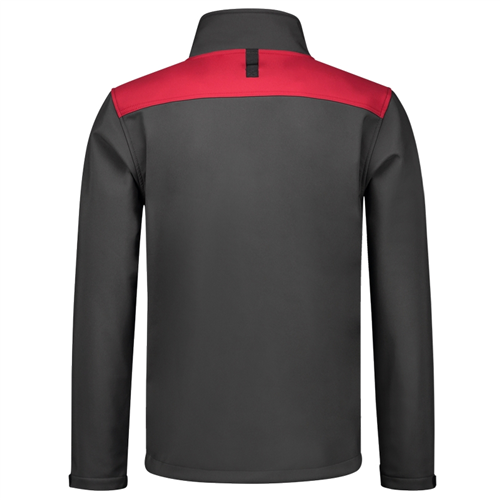 Jack Softshell Bicolor Naden Tricorp - 402021 DONKERGRIJS/ROOD XL