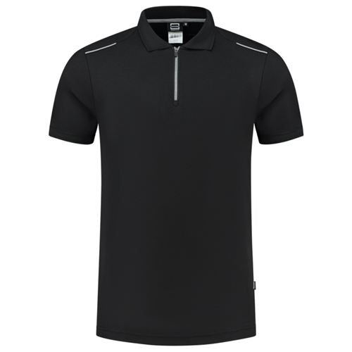 Poloshirt Bicolor Accent Tricorp - 202703 ZWART/GRIJS 5XL