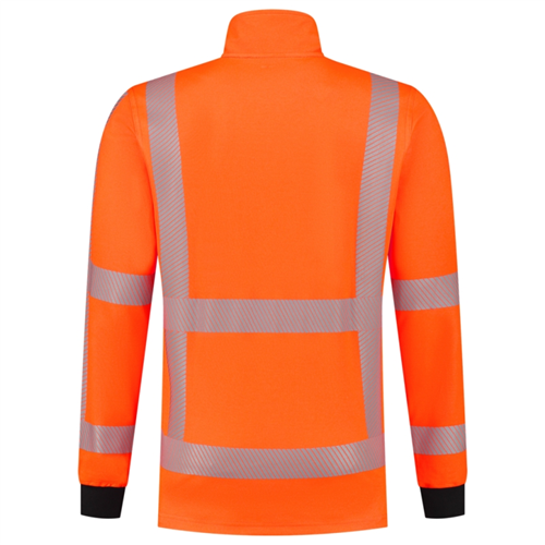 Sweatshirt 1/2 Zip Revisible Tricorp - 303701 ORANJE FLUOR XS