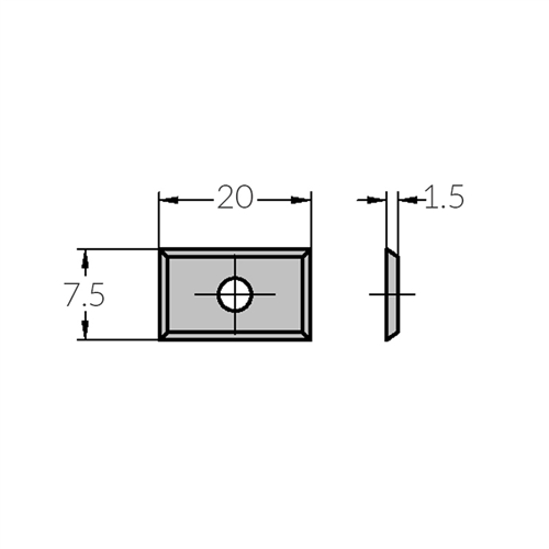 Keermes Riens - 7.5X12MM