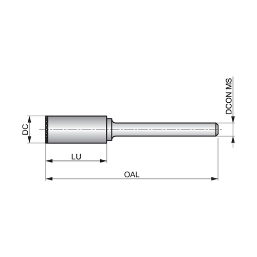 Stiftfrees Hm Cilinder Dormer - BR 7.80X5X50MM